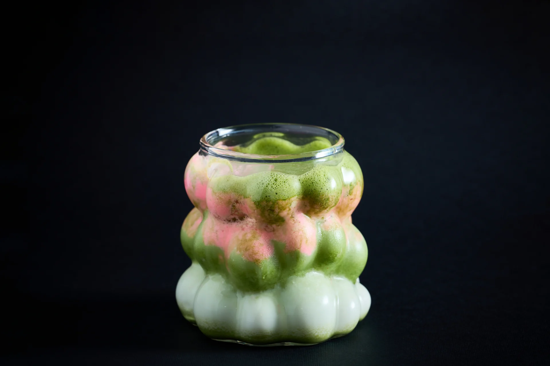 Pink Foam Ice Matcha