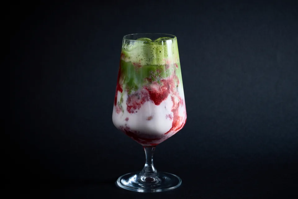 Strawberry Ice Matcha